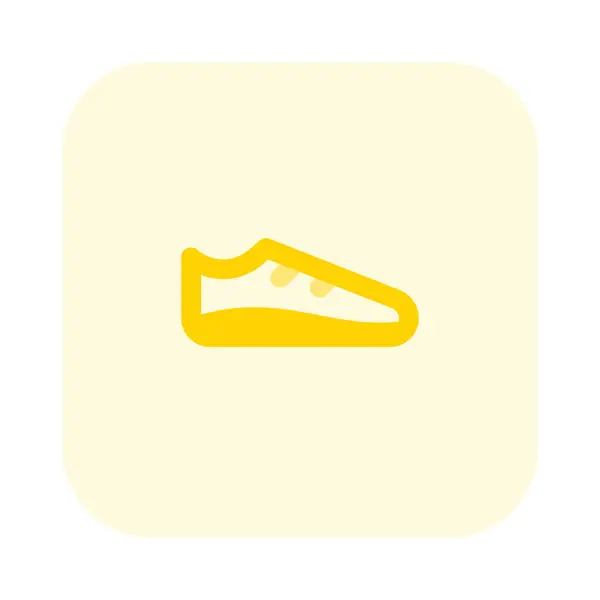 跑鞋用于单独在白色背景下进行的有氧运动 — 图库矢量图片