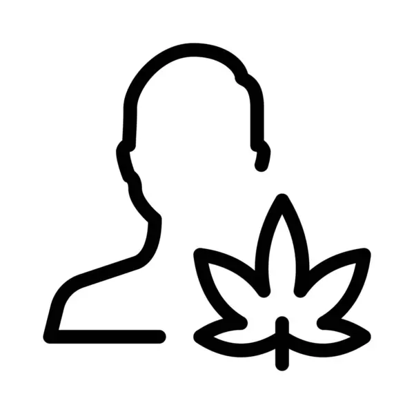 Dépendance Cannabis Peut Augmenter Dans Disposition Taux Mortalité — Image vectorielle