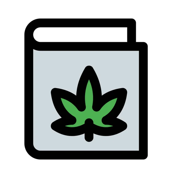 Complete Guide Marijuana Drugs Related — Stock Vector