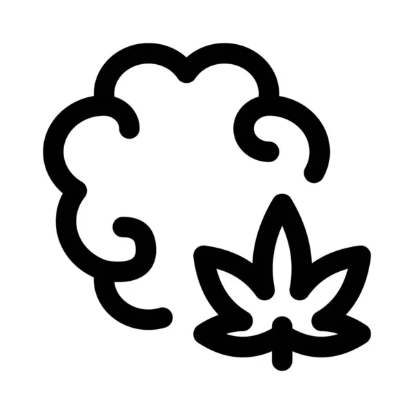 Cannabis Également Connu Sous Nom Marijuana Une Drogue Psychoactive Affectant — Image vectorielle