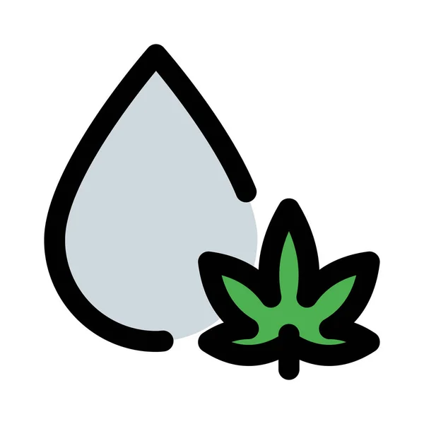 Cannabis Marijuana Détruisant Les Nerfs Sang — Image vectorielle
