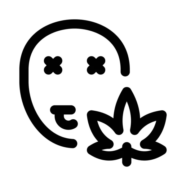 Décès Par Surdose Cannabis Marijuana — Image vectorielle