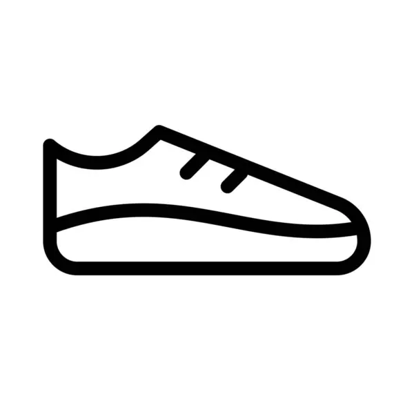 Беговая Обувь Кардио Упражнения Изолированы Белом Фоне — стоковый вектор