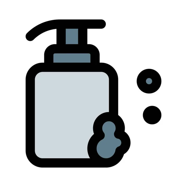 Lavado Manos Líquido Para Desinfectar Las Manos Cara — Vector de stock