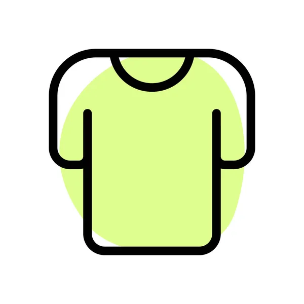 Sportovní Košile Potem Izolované Bílém Pozadí — Stockový vektor