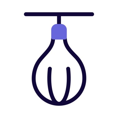 Beyaz arka planda izole edilmiş boks yapmak için boks torbası.