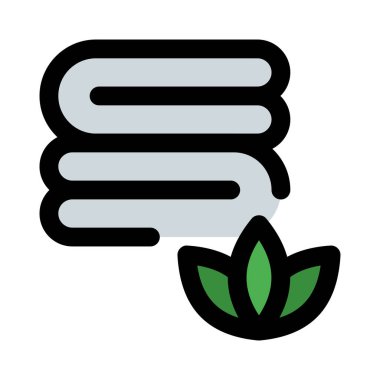 Spa vücut tedavi hizmetinde havlu paketi bulunabilir