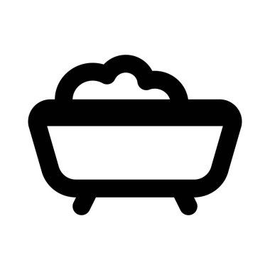 Beyaz arka planda izole edilmiş aktif içerikli köpük banyosu