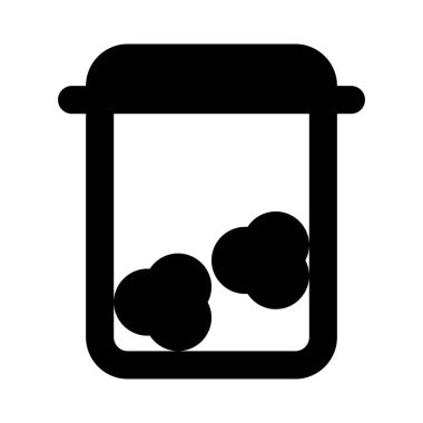 Beyaz arka planda izole edilmiş bir şişedeki mühürlü kenevir yaprağı.