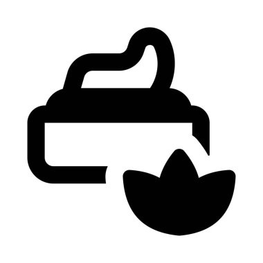 Beyaz arka planda izole edilmiş krem ve vücut masajı.