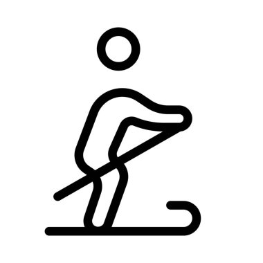 Beyaz arka planda izole edilmiş buz pateni aktiviteleri