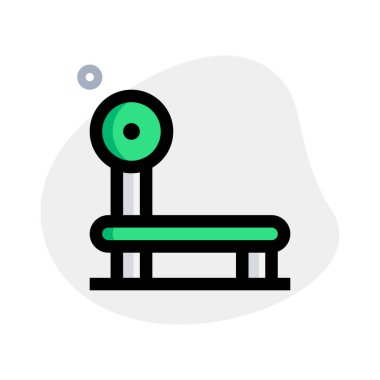 Göğüs presi gibi spor salonu ekipmanlarıyla sağlıklı bir yaşam tarzı