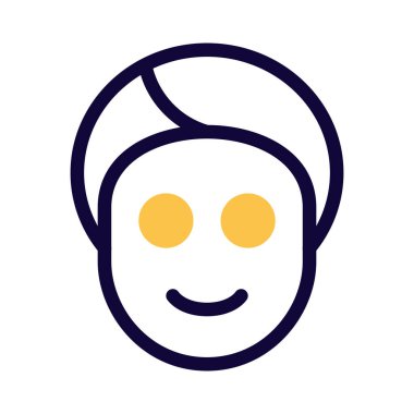 Güzellik salonunda beyaz bir arka planda izole edilmiş yüz.