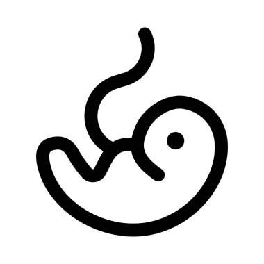 Doğmamış ya da doğmamış bir anne yavrusu.