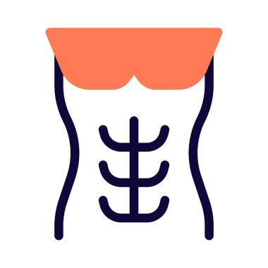 Rektus abdominis kası, karın kası ya da ABS olarak da bilinir.