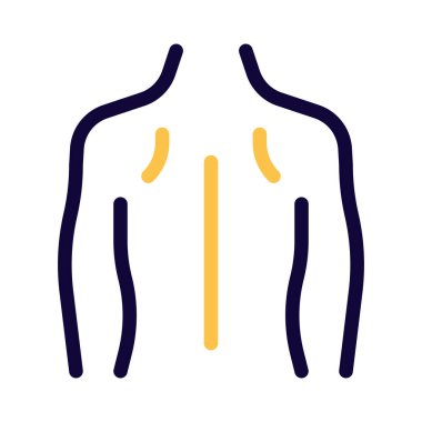 İnsan vücudunun büyük arka kısmı.