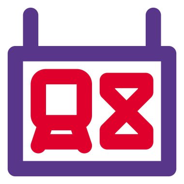 Bakım nedeniyle tren gecikmesi ya da planlanmış.