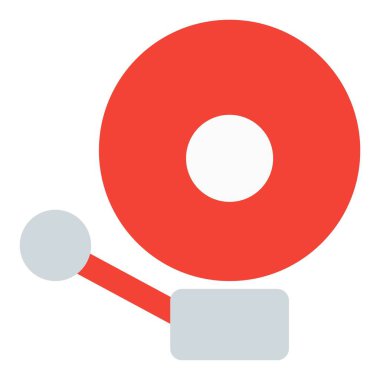 Alarm sistemiyle donatılmış itfaiye istasyonu..