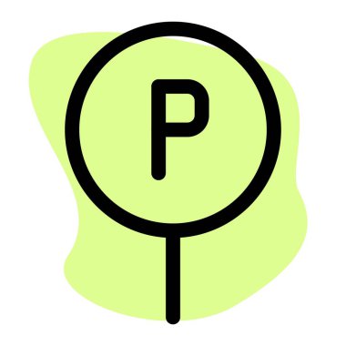 Açık talimatlarla park izni olduğunu belirten imza.