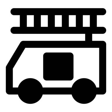 Bir itfaiye aracı imdada yetişiyor..