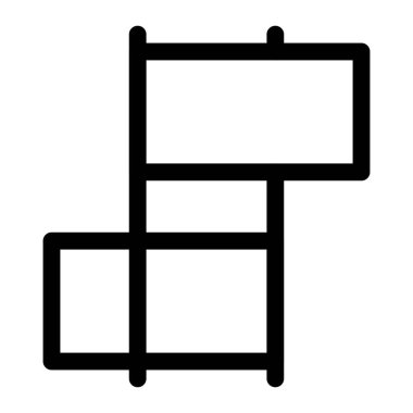 İstasyonda sinyaller için bayraklar kullanılır.