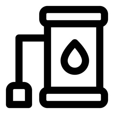 Petrol depolamak ve taşımak için dayanıklı konteyner.