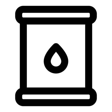 Sıvılar veya toplu depolama için silindirik konteynır.