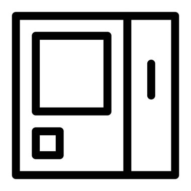 Atıştırmalık ve içecek dağıtan otomatik aygıt.