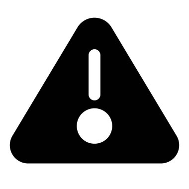 Net sembollerle potansiyel tehlike uyarısı.