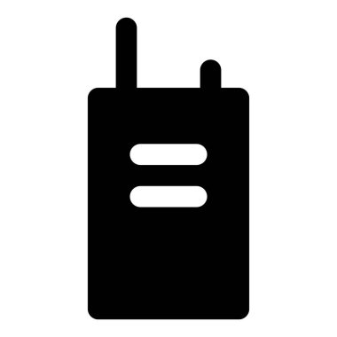 Çift yönlü radyo iletişimi için el bilgisayarı.