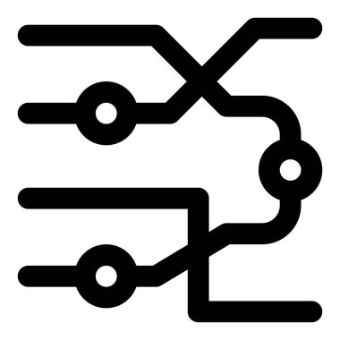 Tren sisteminin rotalarını gösteren harita.