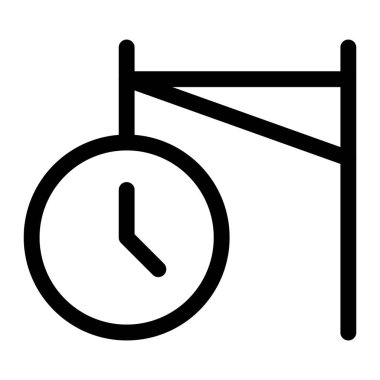 Tren saati gidiş ve varış saatlerini gösterir.