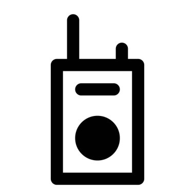 Çift yönlü radyo iletişimi için telsiz aygıtı.