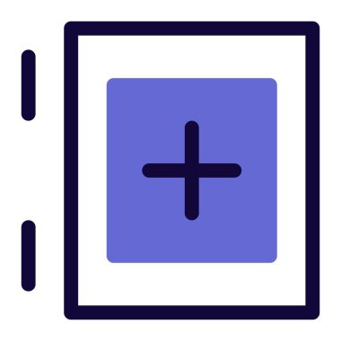 İçinde tıbbi malzemeler olan acil durum çantası..