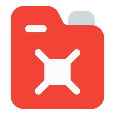 Yakıt için sıvı konteynır ya da bidon.