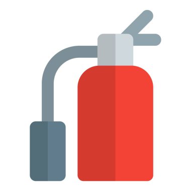 Yangın söndürmek için güvenlik aracı spreyler.