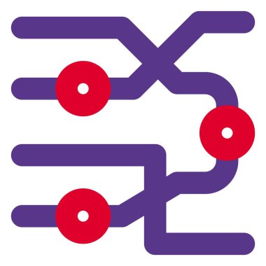 Tren sisteminin rotalarını gösteren harita.