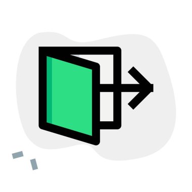 Çıkış, tren istasyonundan çıkış güzergahı.