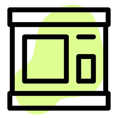 Bankacılık işlevselliğine sahip para birimi dağıtıcısı.