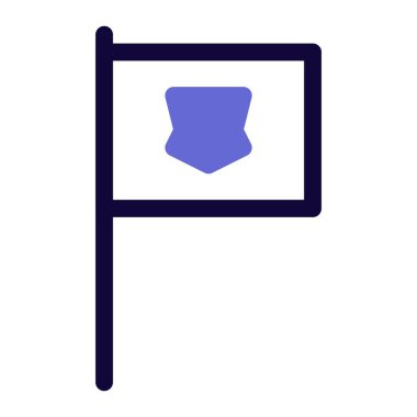 İtfaiyedeki bayrak birliği temsil ediyor..