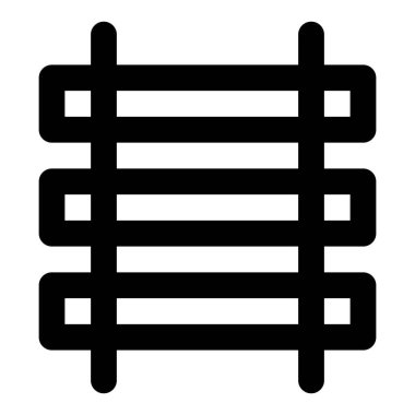 Tren raylarına ayrılmış kritik tren altyapısı.