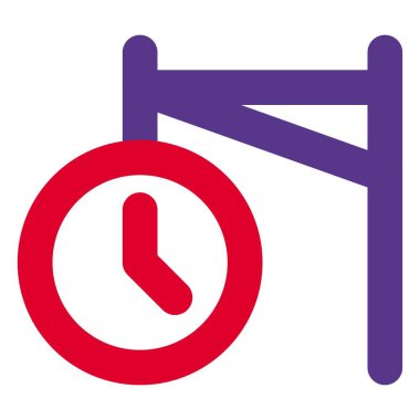 Tren saati gidiş ve varış saatlerini gösterir.