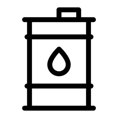 Çeşitli kullanımlar için taşınabilir fıçı şekilli konteyner.