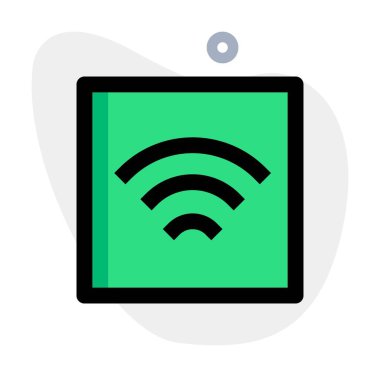 İnternet bağlantısı için kablosuz teknoloji.