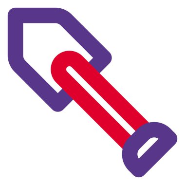 Kazmak için uzun saplı metal araç.