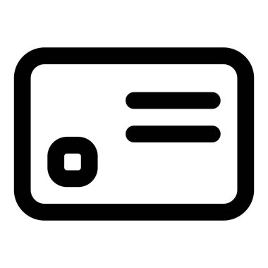 Mali işlemler için elektronik ödeme kartı.