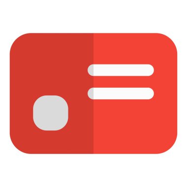 Mali işlemler için elektronik ödeme kartı.