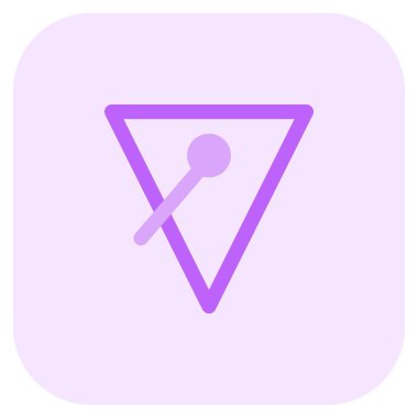 Sıvıları taşımak ve dökmek için üçgen kova.