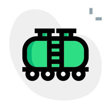 Sıvı veya gaz taşımacılığı için tank konteynırı.