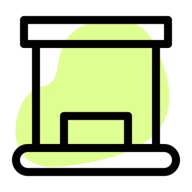 Ulaşım biletleri almak için pencere.